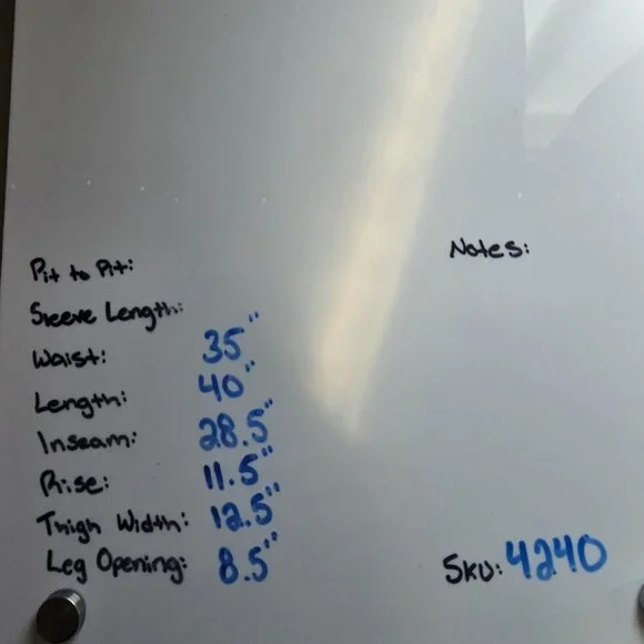 Levis 550 Relaxed Fit Taper Jeans Mens Tag 36x30 Act 35x28.5 Black Faded Wash - Picture 6 of 11